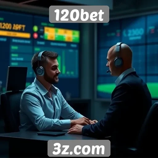 Atendimento ao cliente no site 120bet