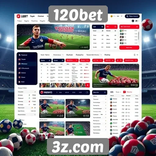 Usabilidade e design da plataforma 120bet