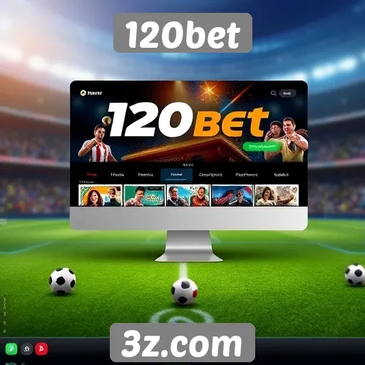 Interface do usuário do 120bet é amigável